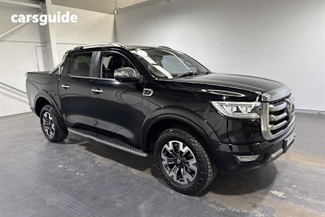 Black 2021 GWM UTE Dual Cab Utility Cannon-L (4X4)