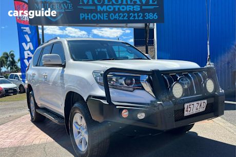 White 2019 Toyota Landcruiser Prado Wagon Gxl (4X4)
