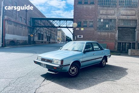 Blue 1986 Subaru Leone Sedan Gl