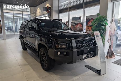 Black 2025 Mitsubishi Triton Ute Tray GSR