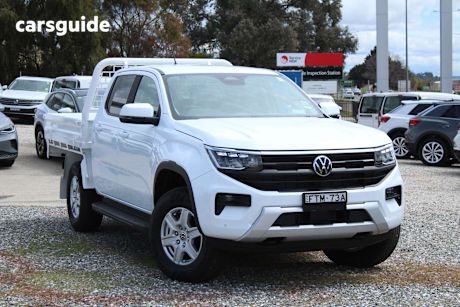 White 2024 Volkswagen Amarok Ute Tray TDI500 LIFE 4X4
