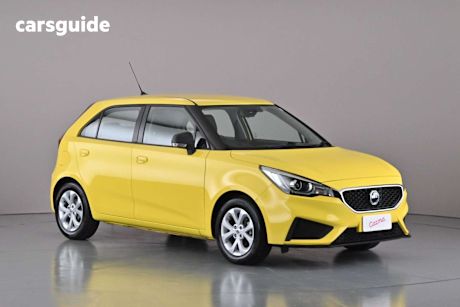 Yellow 2021 MG MG3 Hatchback Core