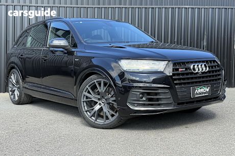 Black 2017 Audi SQ7 SUV TDI 4WD