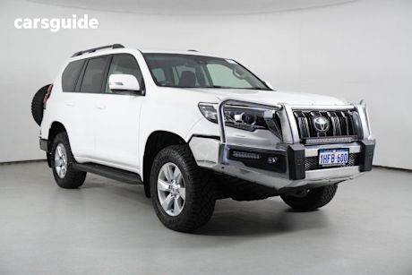 White 2020 Toyota Landcruiser Prado Wagon Gxl
