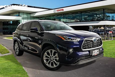 Blue 2021 Toyota Kluger SUV GRANDE 4X4