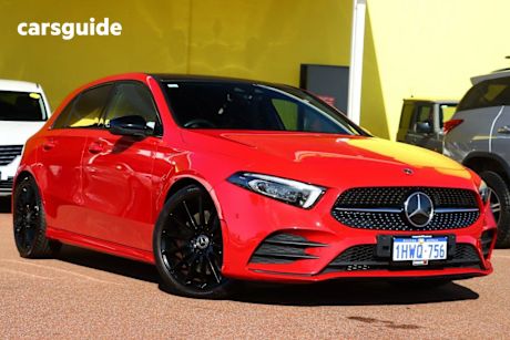 Red 2019 Mercedes-Benz A250 Hatchback 4Matic Limited Edition