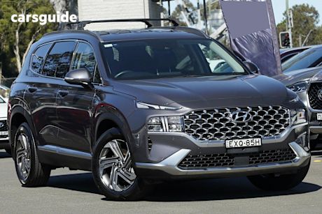 Blue 2022 Hyundai Santa FE SUV ACTIVE 4X4