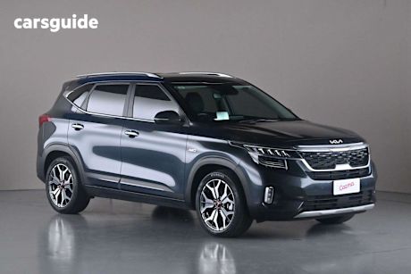 Grey 2022 Kia Seltos Wagon Gt Line (Awd)