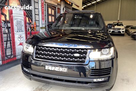 Black 2015 Land Rover Range Rover SUV SDV8 VOGUE SE 4X4
