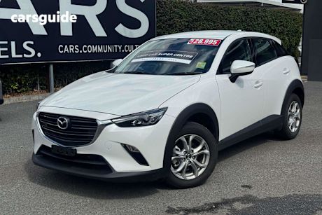 White 2024 Mazda CX-3 SUV G20 PURE F