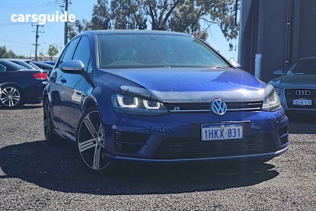 Blue 2017 Volkswagen Golf Hatch R 4WD