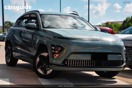 Green 2025 Hyundai Kona Wagon Electric Ext Range