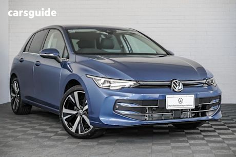 Blue 2025 Volkswagen Golf Hatchback Style