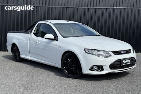 White 2013 Ford Falcon Ute Ute Tray XR6 TURBO R
