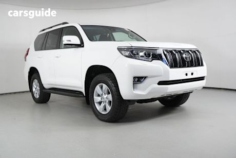 White 2022 Toyota Landcruiser Prado Wagon Gxl