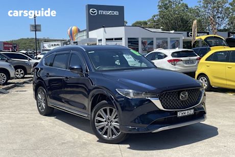Blue 2023 Mazda CX-8 Wagon D35 Asaki Le (Awd)