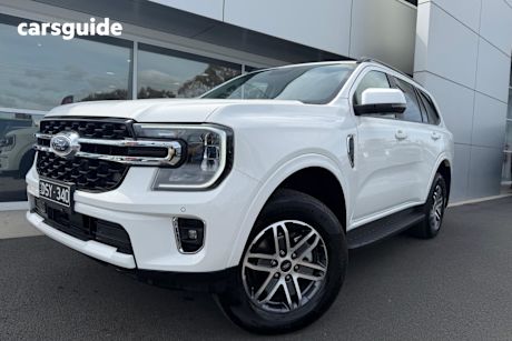 White 2025 Ford Everest SUV TREND 4X4