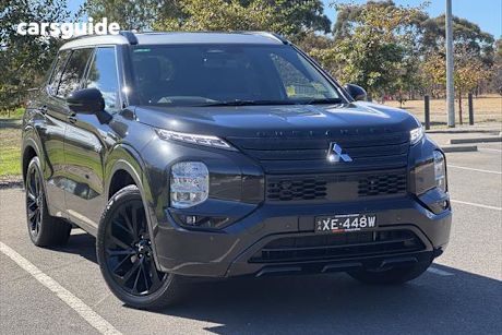 Black 2024 Mitsubishi Outlander Wagon Phev Gsr (Awd)