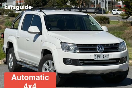 White 2012 Volkswagen Amarok Ute Tray TDI420 HIGHLINE 4X4