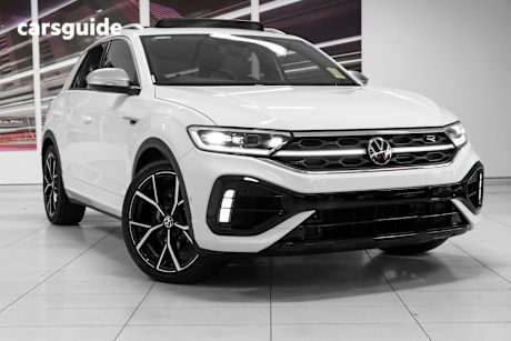White 2025 Volkswagen T-ROC SUV R 4WD