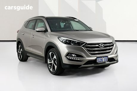 Beige 2017 Hyundai Tucson Wagon Highlander (Awd)