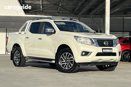 White 2017 Nissan Navara Dual Cab Utility St-X (4X2) (Sunroof)