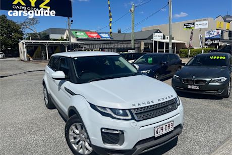 White 2016 Land Rover Range Rover Evoque SUV TD4 150 SE 4X4