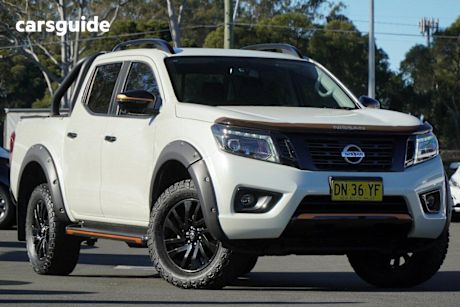 White 2019 Nissan Navara Ute Tray N-TREK 4X4