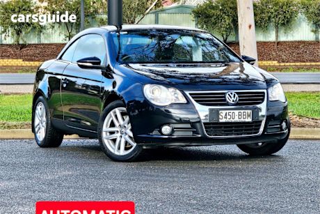 Black 2010 Volkswagen EOS Convertible 103 Tdi
