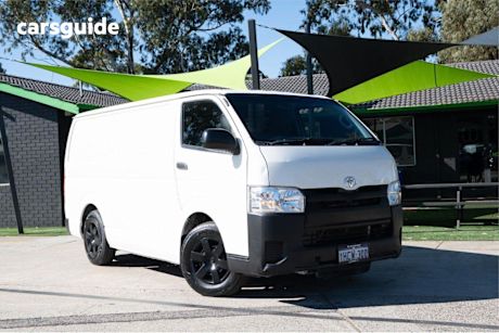 White 2016 Toyota HiAce Van Lwb