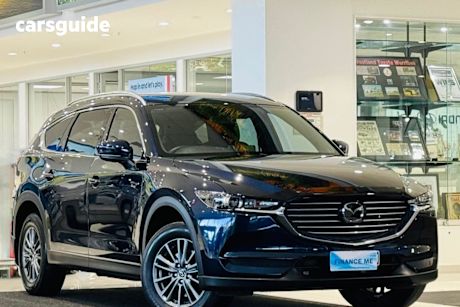 Blue 2022 Mazda CX-8 SUV SPORT F