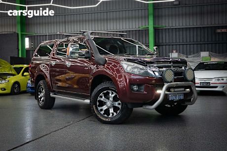 Red 2012 Isuzu D-MAX Ute Tray LS-U 4X4