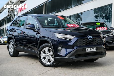 Blue 2019 Toyota RAV4 SUV GX F