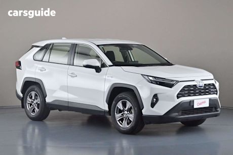 White 2023 Toyota RAV4 Wagon Gx (Awd) Hybrid
