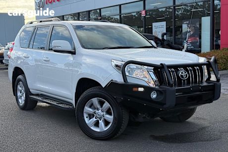 White 2017 Toyota Landcruiser Prado SUV GXL 4X4