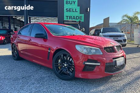 Red 2014 HSV GTS Sedan R
