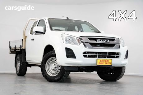White 2020 Isuzu D-MAX Ute Tray SX 4X4