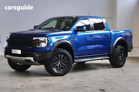 Blue 2023 Ford Ranger Ute Tray RAPTOR 4X4