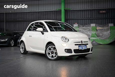 White 2014 Fiat 500 Hatch S F