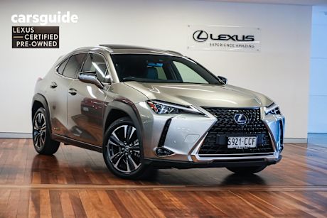 Silver 2019 Lexus UX SUV UX250H SPORT LUXURY F