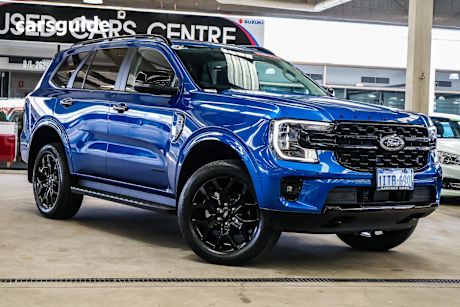Blue 2024 Ford Everest SUV SPORT 4X4