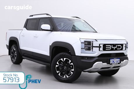 White 2024 BYD Shark 6 Dual Cab Utility Dual Motor Premium