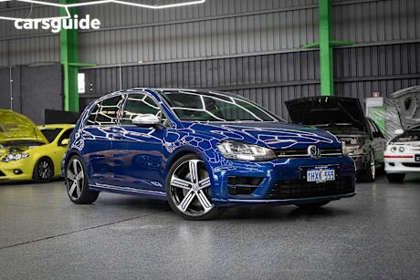 Blue 2015 Volkswagen Golf Hatch R 4WD