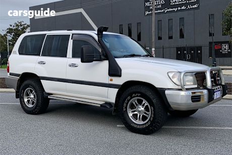 White 2003 Toyota Landcruiser Wagon Gxl (4X4)