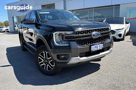 Black 2024 Ford Ranger Ute Tray SPORT 4X4