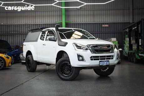 White 2018 Isuzu D-MAX Ute Tray LS-U 4X4