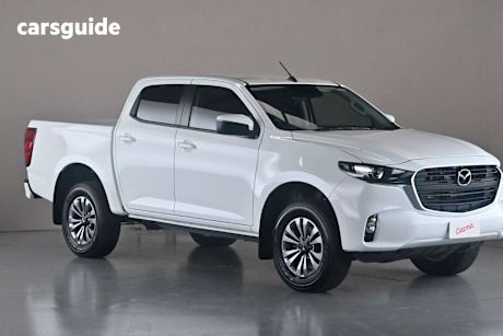 White 2024 Mazda BT-50 Dual Cab Pick-up Xt (4X4)