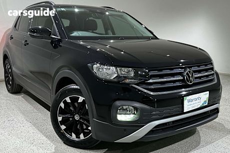Black 2023 Volkswagen T-Cross SUV 85TSI LIFE F