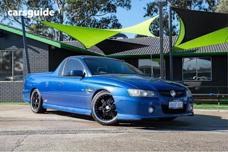 Blue 2004 Holden UTE Ute Tray SS R