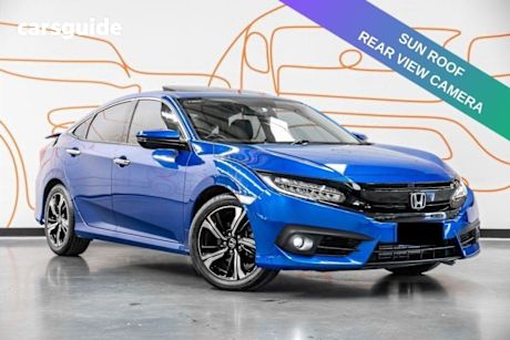 Blue 2016 Honda Civic Sedan RS F
